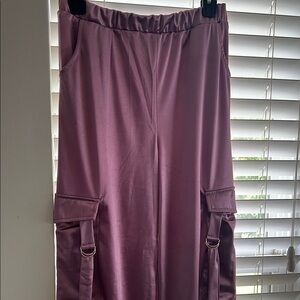 Persaya Pink Wide Leg Pants